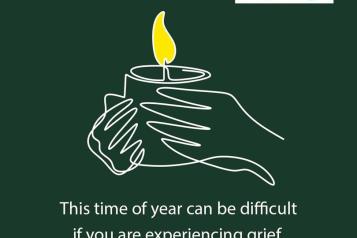 This time of year can be difficult if you are experiencing grief