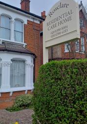 Entrance to Rosclare Residential Home 